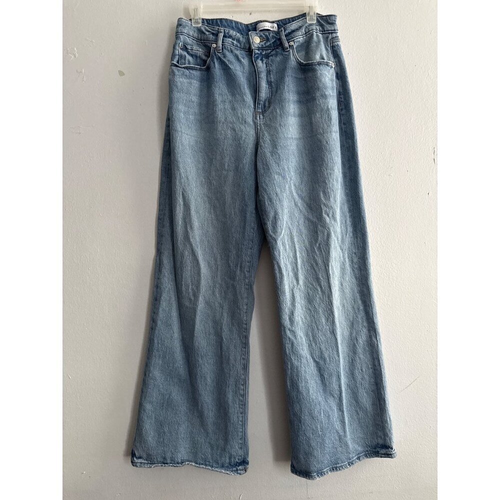 LOFT The Wide Leg High Waist Jeans Women's Size 29/8